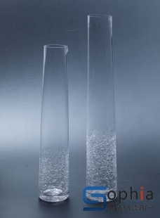Cracked glass vases  SB004-005