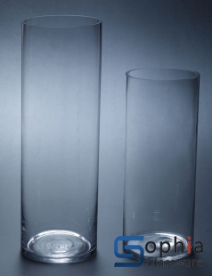 Cylinder glass vase SY008-009