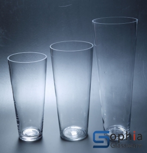 Cone glass vase SYD006-008