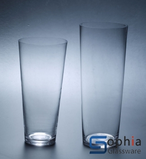 Cone glass vase SYD004-005