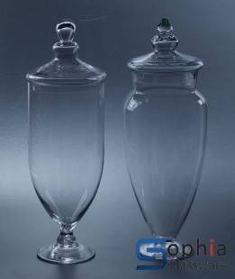 Glass candy jar SYZ025-026