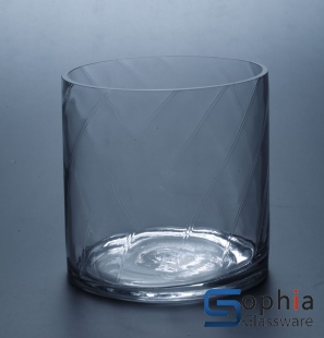 Cylinder glass vase  SY020