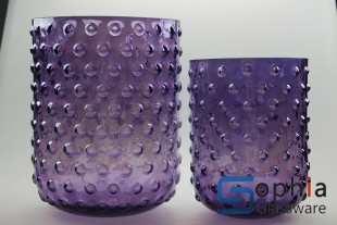 Colored glass vases SCP001-002purple
