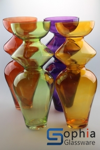 Colored glass vases SCP007