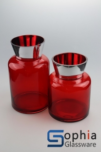 Colored glass vases SCP029-030