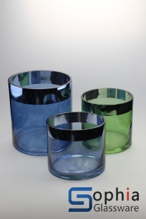 Colored glass vases SCP036-038