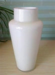 White glass vase SC063