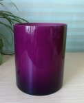 Purple cylinder vase SC067