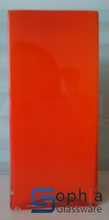 Solid Color Square Glass Vase SCS013