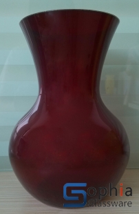 Solid Color Glass Rose Vase SCS017