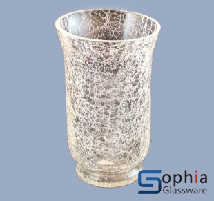 Cracked glass vases  SB011