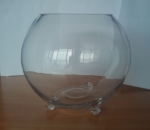 Fish bowl, bubble ball, glass ball with foot SQ105