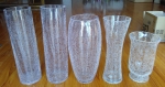 Cracked glass vases SB019-020-021-022