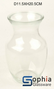 Machine Made Glass Vase SMZ021