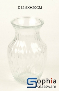 Machine Made Glass Vase SMZ023