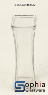 Machine Made Square Glass Vase SMZ028