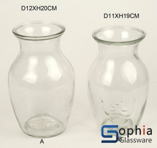 Machine Made Cylinder Glass Vase SMZ031