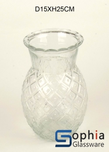 Machine Made Cylinder Glass Vase SMZ038