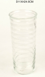 Machine Made Cylinder Glass Vase SMZ020