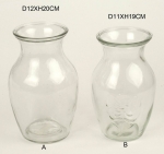 Machine Made Cylinder Glass Vase SMZ031