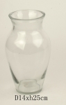 Machine Made Cylinder Glass Vase SMZ044