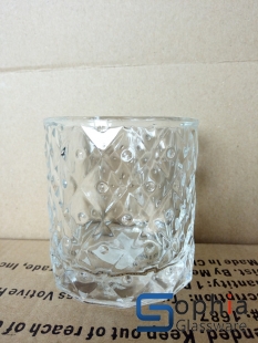 glass candle holders