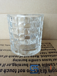 glass candle holders