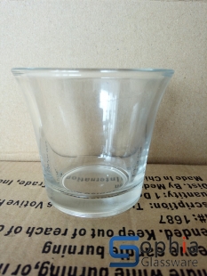 flower pot glass candle holders
