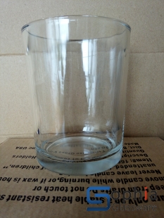 glass candle holders