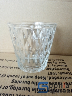glass candle holders