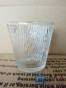 glass candle holders