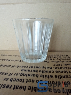 glass candle holders
