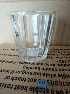 glass candle holders