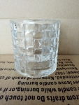glass candle holders