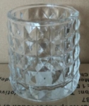 glass candle holders