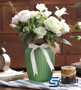 Machine Made Cylinder Glass Vase 