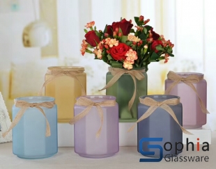 Machine Made Cylinder Glass Vase 