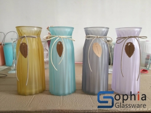 Machine Made Cylinder Glass Vase 