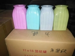 Machine Made Cylinder Glass Vase 