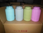 Machine Made Cylinder Glass Vase 