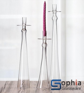 glass candle holder
